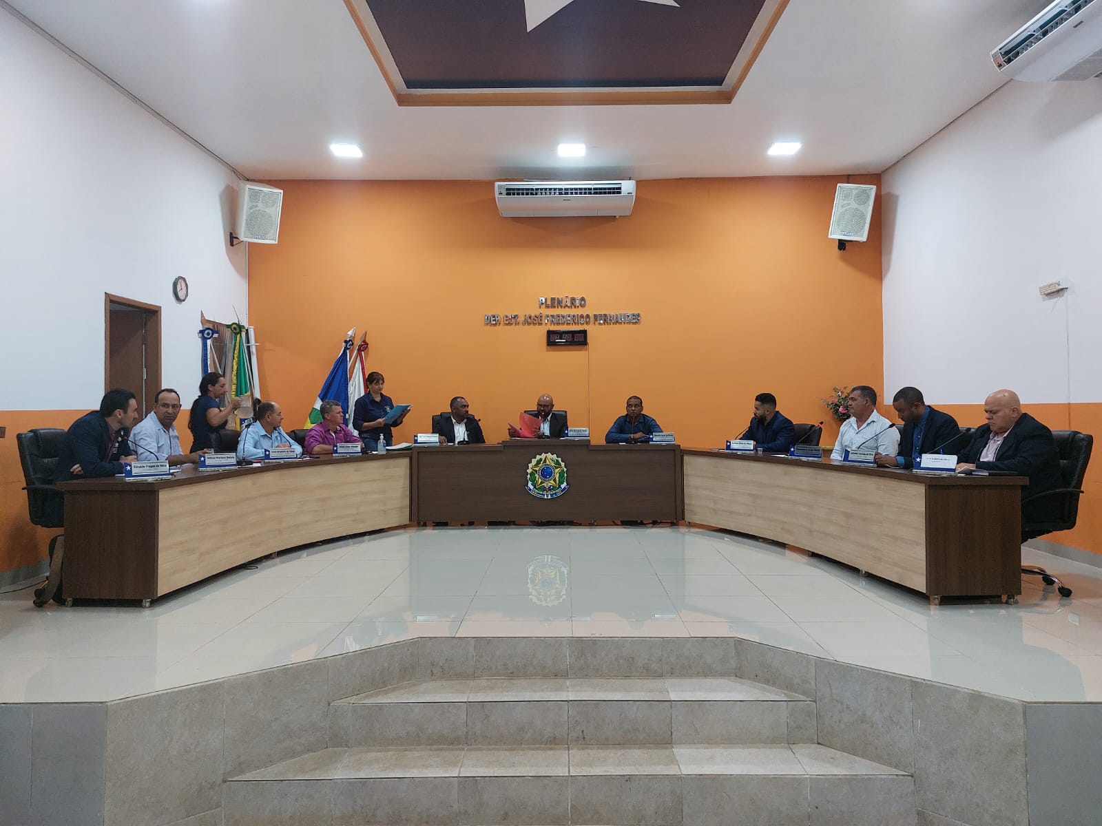 Câmara Municipal de Nova Xavantina - MT, Realizaram a 27ª Sessão Legislativa Ordinária Desta Segunda-Feira (16/10).