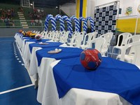 Vereadores da Câmara Municipal, Participaram da Cerimônia de Abertura do Campeonato Municipal 2022 no Ginásio de Esportes Fredericão.