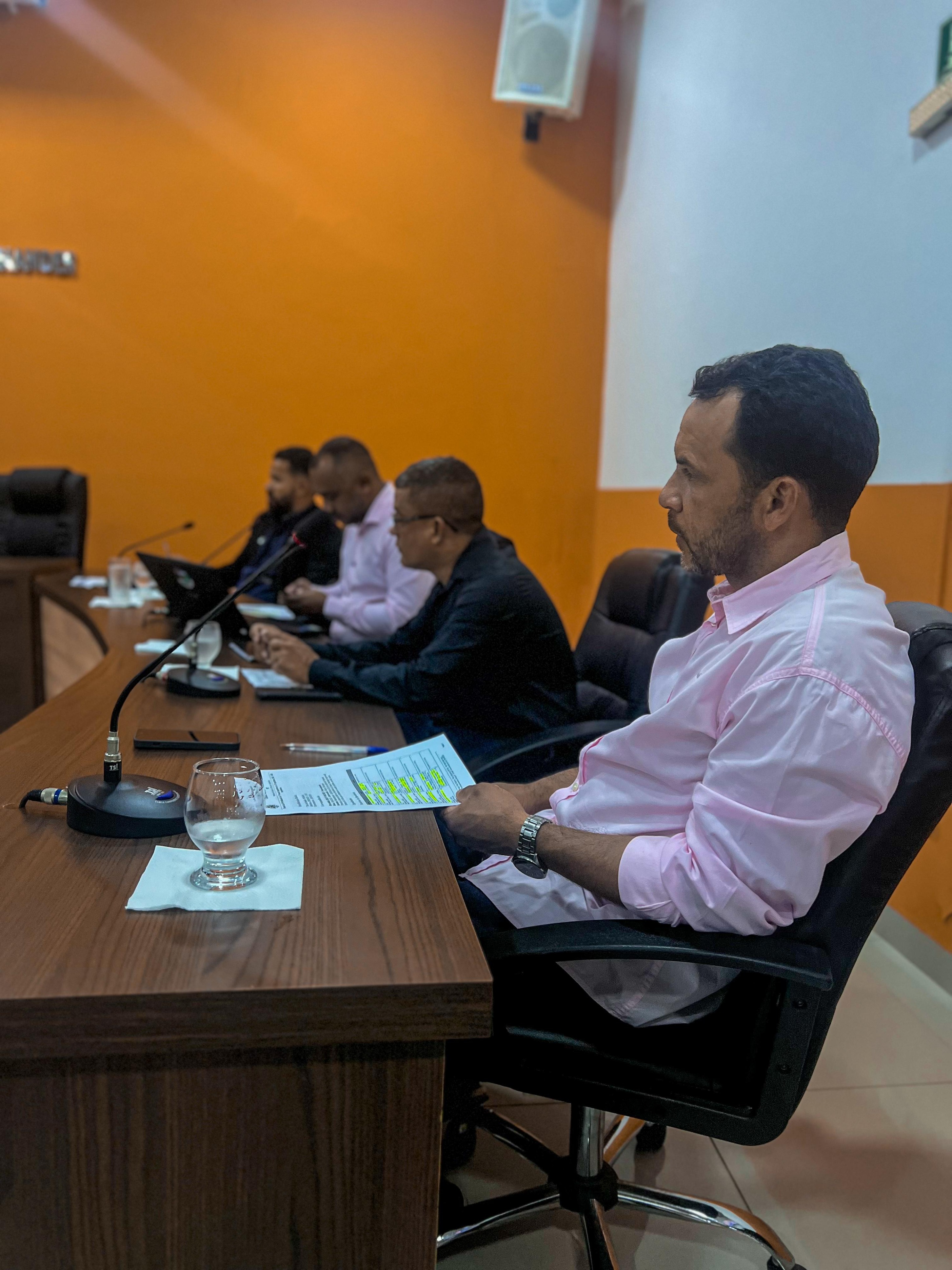 Vereadores Wender Gregório, Antônio Silveira, Jubinha e Anilton Moura