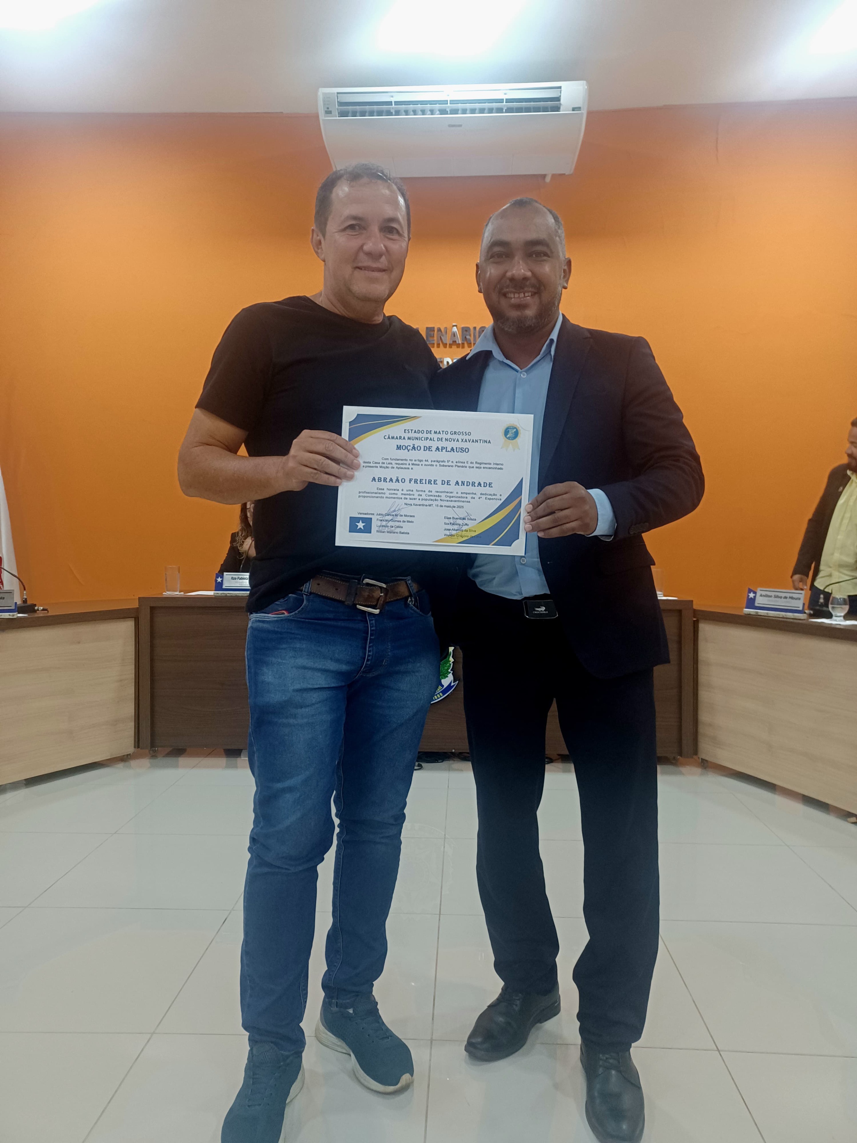 Moção de Aplausos a Abraão Freire de Andrade