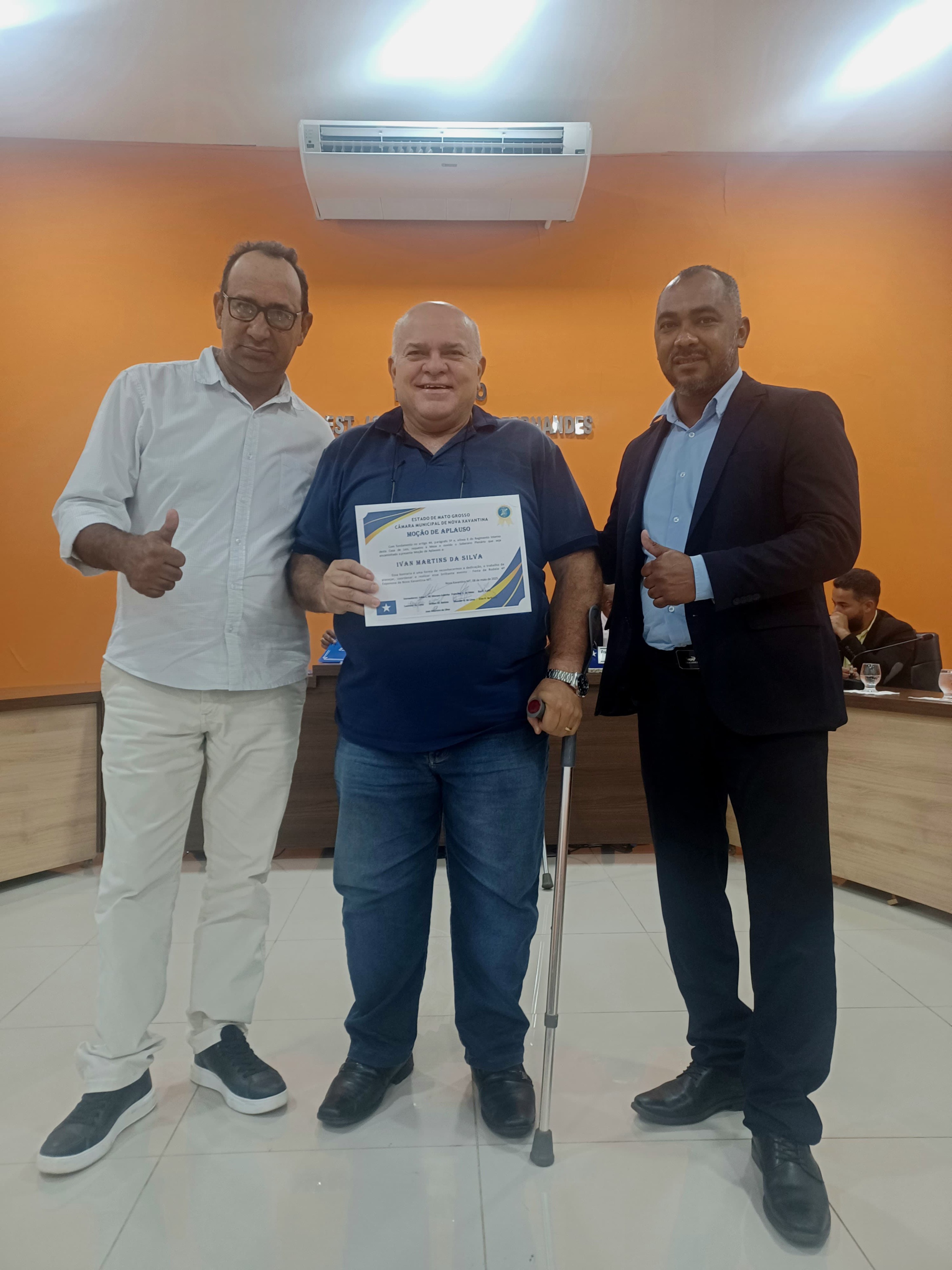 Moção de Aplausos a Ivan Martins da Silva
