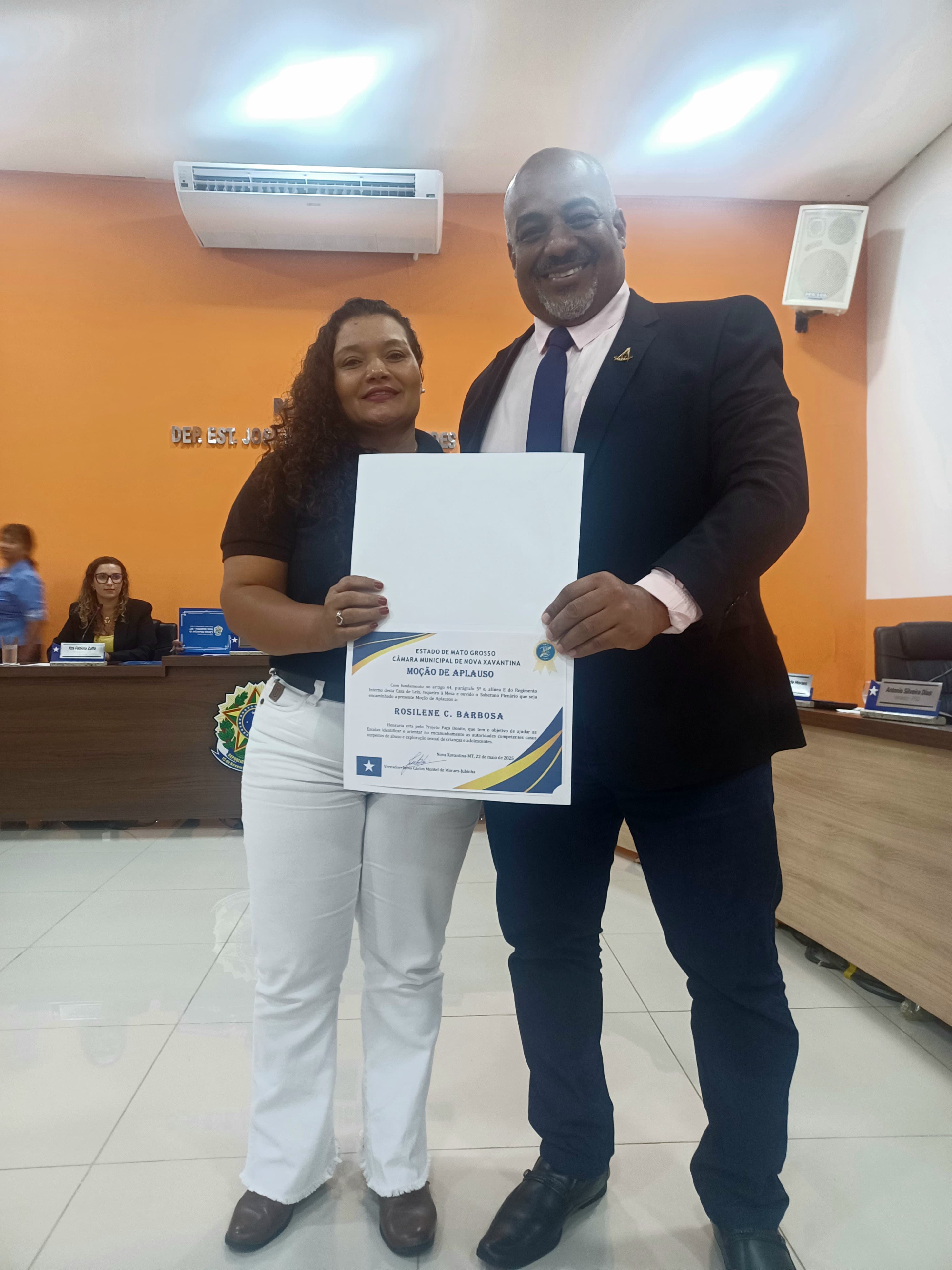 	Moção de Aplausos a Rosilene C. Barbosa