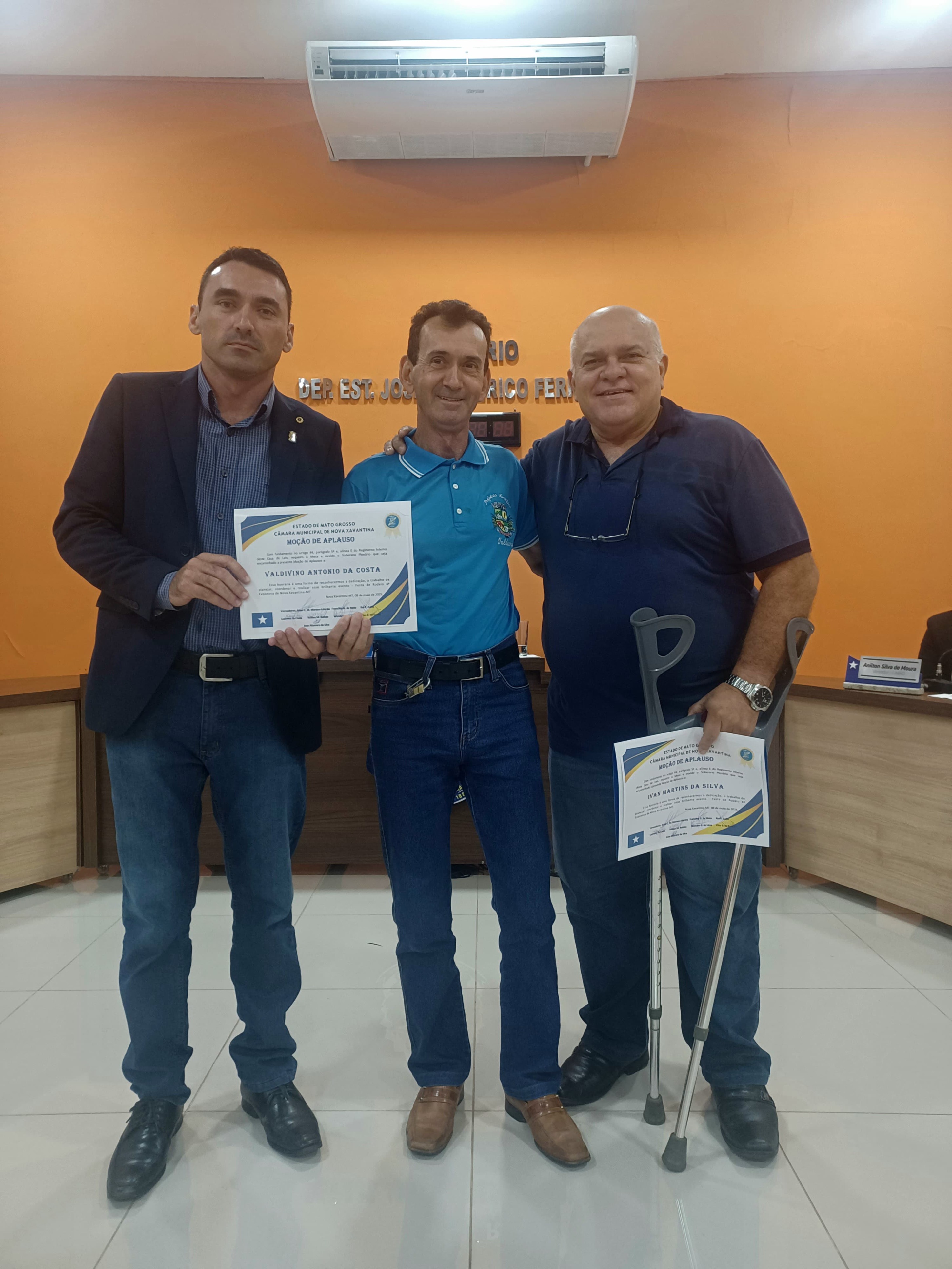 Moção de Aplausos a Valdivino Antonio da Costa