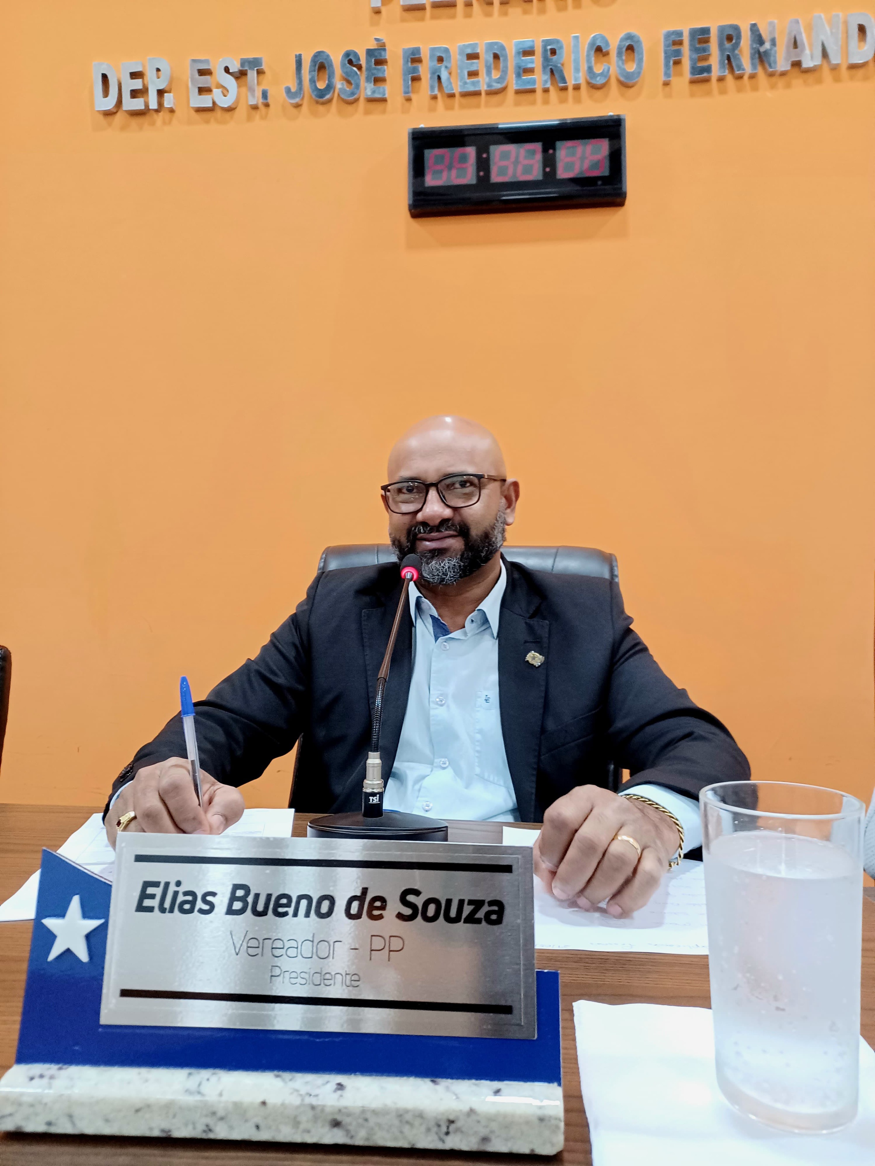 Vereador Presidente Elias Bueno
