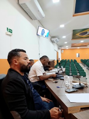 Vereadores Anilton Moura, Jubio Carlos (Jubinha) e Antonio Silveira (Silveirinha)