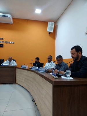 Vereadores (da direita para esquerda) Wender Gregório, Antonio Silveira, Jubinha, Anilton Moura e Francy