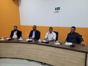 Vereadores, da esquerda para direta: Anilton Moura, Jubio Carlos (Jubinha), Antonio Silveira e Wender Gregório