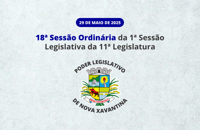 18ª Sessão Ordinária de 2025