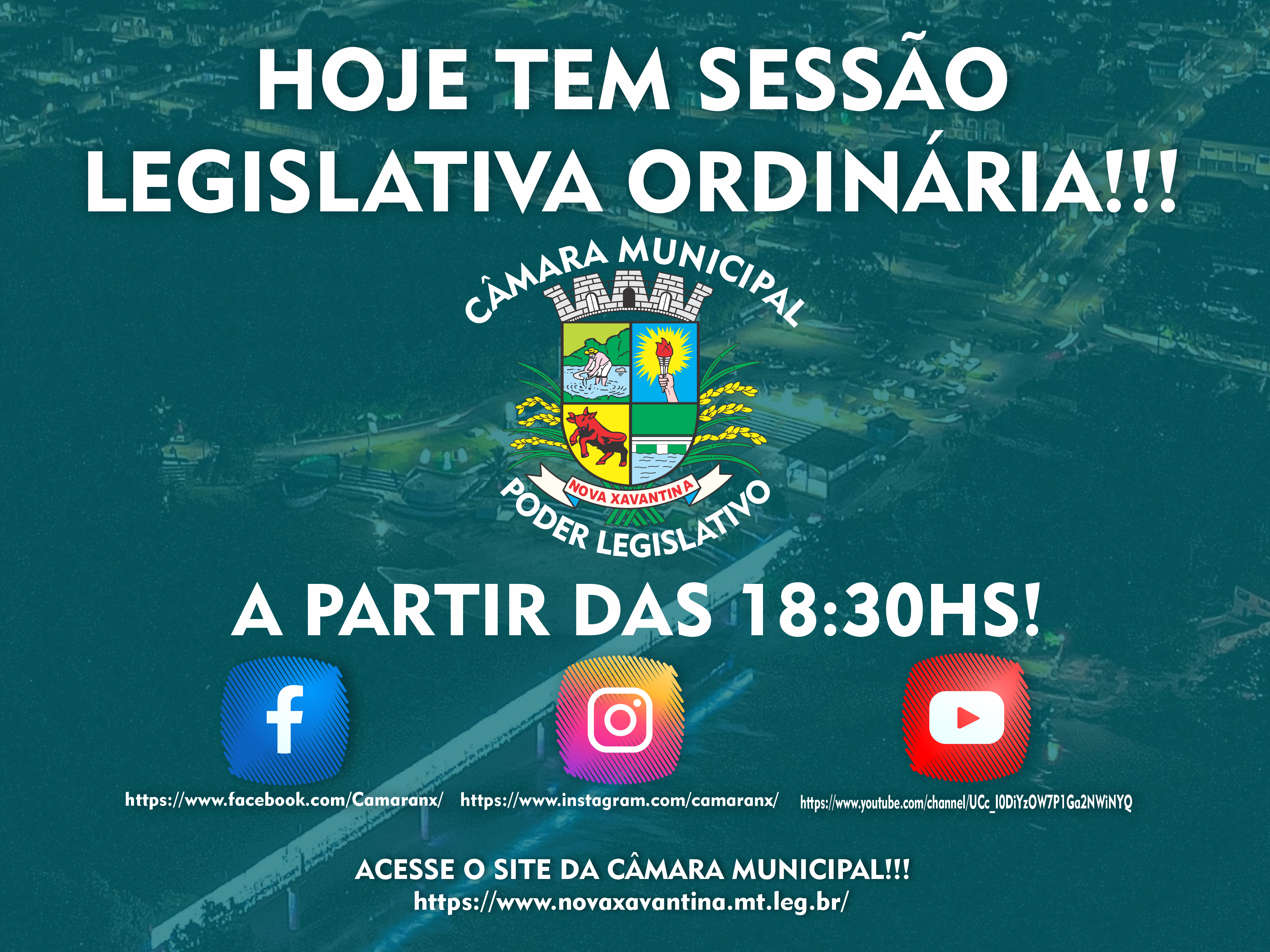 Hoje tem Sessão Legislativa Ordinária na Câmara Municipal de Nova Xavantina/MT, confiram a Pauta de hoje, 22 de Agosto de 2022.
