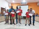 Presidente da Câmara Municipal e os Demais Vereadores, Participaram da Solenidade de Encerramento da 10ª Edição do  Projeto Social Bombeiros do Futuro.
