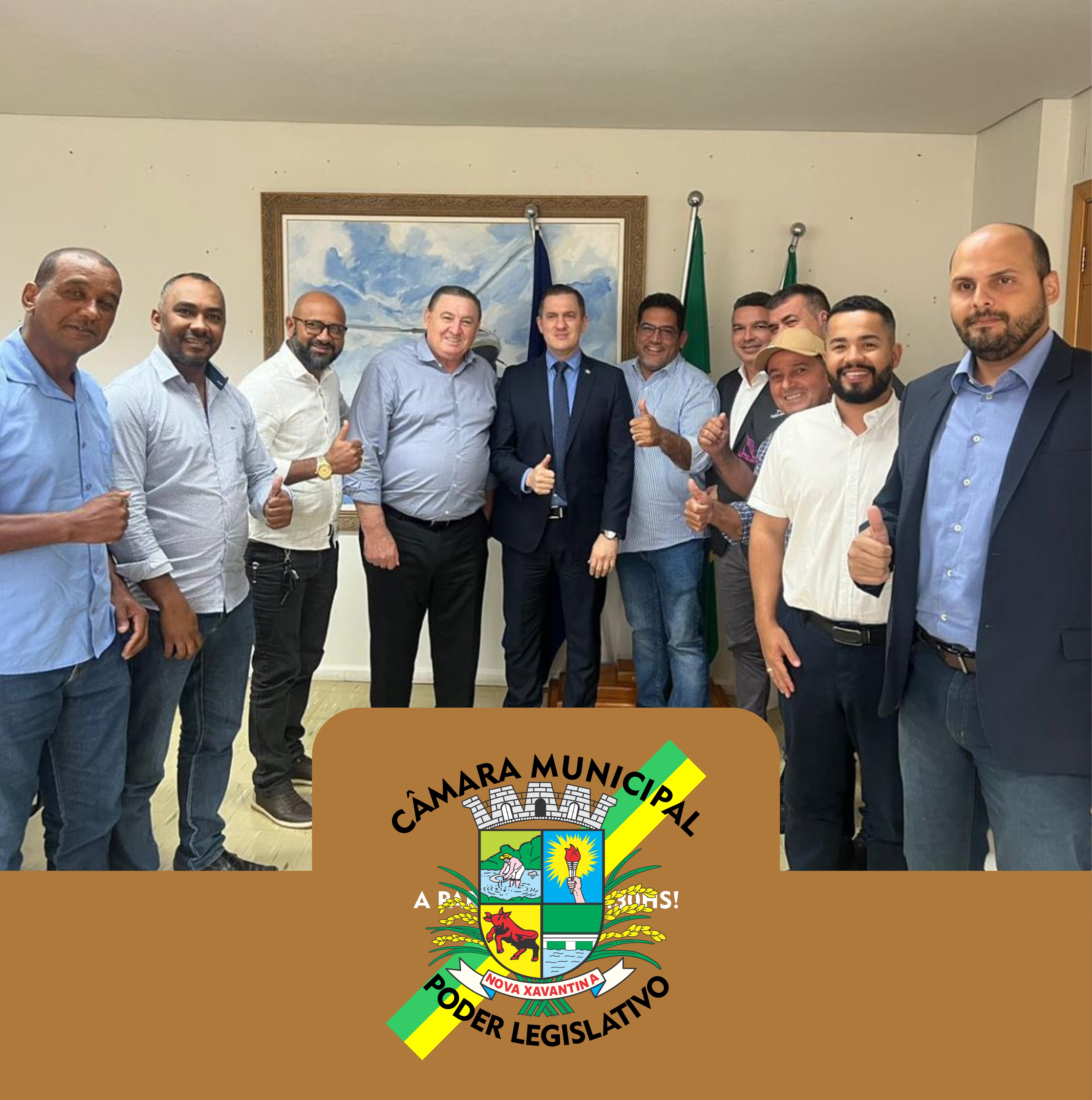 Vereadores da Câmara Municipal, Participaram de Uma Reunião Com o Secretário Estadual de Segurança Pública em Cuiabá/MT.