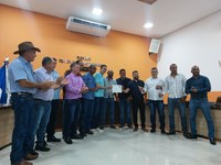 Vereadores, Secretários, Apoiadores e o Prefeito, Receberam a Ilustre Visita do Deputado Federal Juarez Costa na Câmara Municipal de Nova Xavantina-MT.
