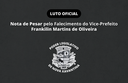 Vice-Prefeito de Nova Xavantina, Frankilin Martins de Oliveira, falece aos 40 anos